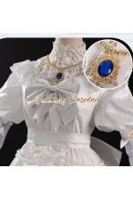 Identity V Bloody Queen Mary Promised Day White Wedding Gown Cosplay Costume